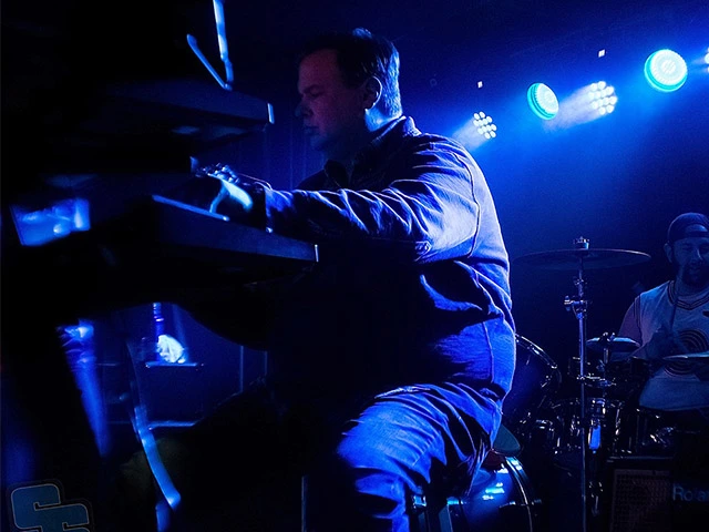 Kevin playing keys